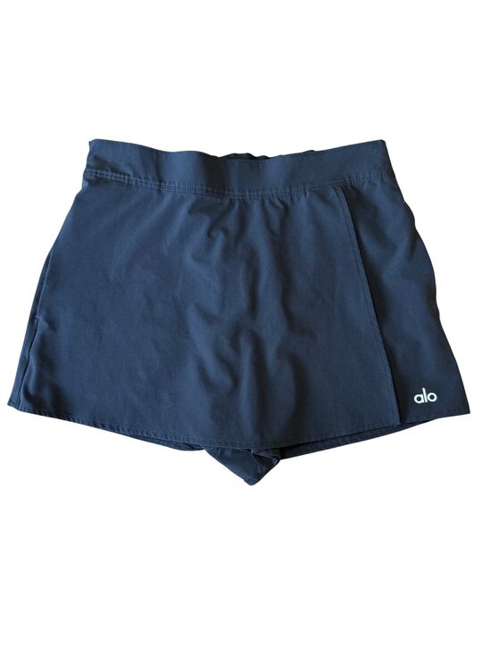 ALO Yoga Dresses & Skirts - ALO YOGA Clubhouse Skirt Black Womens XS Tennis Skort Athletic Athleisure Golf